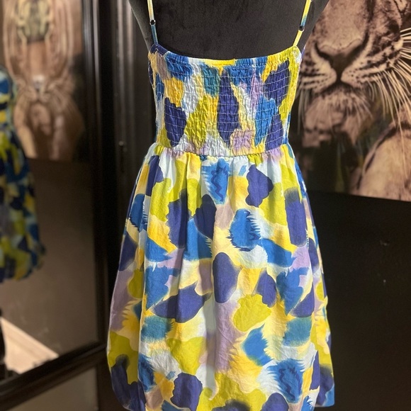 💙💛EUC SUPER CUTE SPAGHETTI STRAP SUMMER DRESS SZ L💙💛 - Picture 5 of 8